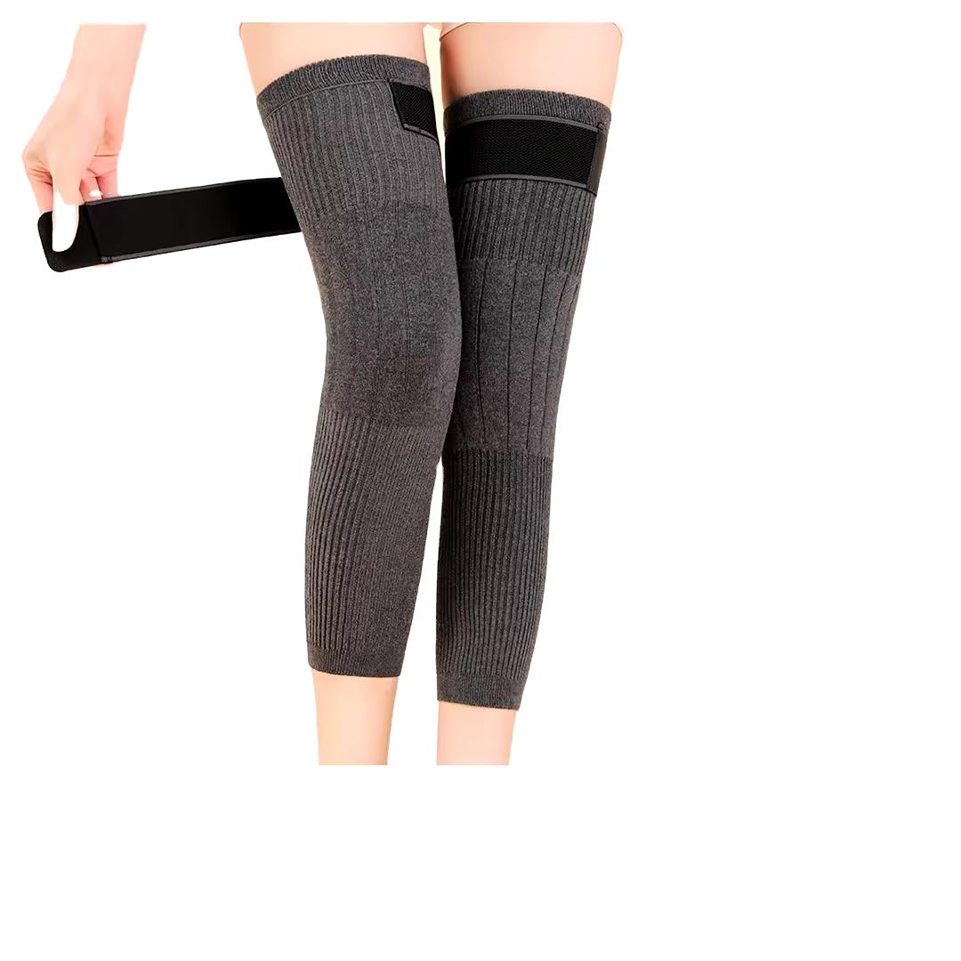 Unisex Wool Knee Warmers - 2 Pcs - Image 4